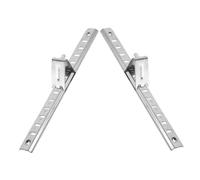 DONFAMDS Barre Supporto Per Ripiani Frigorifero in Acciaio 20 Cm Ganci Inclusi Regolabili Per Congelatori e Frigoriferi Accessorio Da Cucina Per Ottimizzare Spazi Stoccaggio