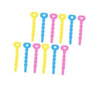 DONFAMDS Bigodini Spugna per Chioma 24 Pezzi Colore Assortito, Morbidi e Facili da Usare, Accessori Portatili per Boccoli Naturali e Styling Fai da Te a Casa Colore Casuale
