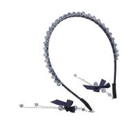 DONFAMDS Cerchietto Elegante Per Donna Con Nappa Decorativa e Pietre Brillanti Accessorio Per Capelli Versatile Adatto Tutte Le Occasioni