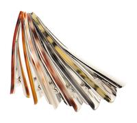 DONFAMDS Fermagli per Chioma alla Moda 6 Pezzi Forcine Grandi in Acrilico a Forma di Corno di Bue Clip per Chioma Resistente Colori Misti Donna e Ragazze per Viaggi e Uscite Colore Casuale