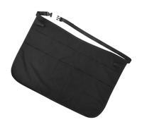 DONFAMDS Grembiule per Organizzazione Strumenti e Tasche Multiple Nero in Poliestere e Nailon con Cintura Regolabile per Parrucchiera per Saloni di Bellezza e Ambienti Professionali