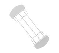 DONFAMDS Griglia per Tostapane in Metallo Grigio, Supporto Scalda Panini Compatto, Accessorio Cucina per Mantenere Caldo Pane Tostato senza Cuocerlo Eccessivamente