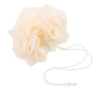 DONFAMDS Panno Esfoliante Con Porta Sapone Asciugamano Doccia Duale Per Uomo e Donna Scrubber Per Corpo Con Design Doppia Faccia e Fiori Da Bagno Per Pulizia e Esfoliazione Della