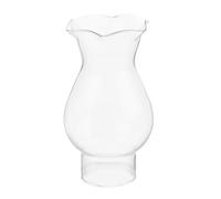 DONFAMDS Paralume Vetro in Vetro per Lampada a Olio, Ricambio per Paralume per Lampada Antica, Trasmissione della Luce, Vento, Decorativo Vintage