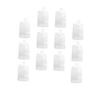 DONFAMDS Sacchetti per Lozione da Viaggio Salvaspazio 12 Pezzi Traslucidi in Plastica Ecocompatibile Bottiglie Cosmetiche a Tenuta Stagna Pratiche per Shampoo e Emulsioni