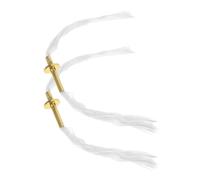 DONFAMDS Set 2 Pezzi Tubi Stoppino in Lega Metallo 12-14 Cm per Lampada a Olio e Cherosene, Bruciatore Ricambio Versatile per Illuminazione Fai da Te e Accessori Lampade ad Olio