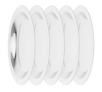 DONFAMDS Set 5 Pezzi Sottobicchieri per Vino in Acciaio Resistente al Calore Sottobicchieri Multifunzione Antiscivolo per Bottiglie da Cucina e Tavola Tappetino Protezione Superfici per