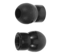 DONFAMDS Tappi per Orecchie e Forma a Zucca per Stetoscopio per 2 in Silicone Nero Riduzione del Comodi per Professionale