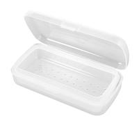 DONFAMDS Vassoio Di Per Strumenti Per Unghie Vaschetta Per Design Due Strati Ciotola Per Ammollo e Custodia Per Pulizia Degli Strumenti