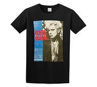 DONG-XIANG Billy Idol English Musician Singer White Wedding T-Shirt Black XL