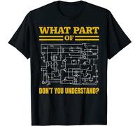 DONG-XIANG jiujing Men's What Part of Don't You Understand T-Shirt Customized T-Shirt Black L