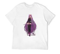 DONG-XIANG Medusa Rider Fate Stay Night T-Shirt Cute Clothes Graphic t Shirt Mens T-Shirt White3XL