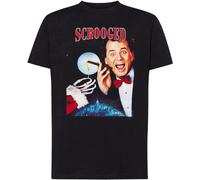 DONG-XIANG Scrooged T Shirt Unisex Comedy Cult Christmas Eve Print Gift T-Shirt Black L
