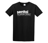 DONG-XIANG Sentai Filmworks No Game No Life Glowing Logo Cotton Shirt Men's T Shirt T-Shirt Black S