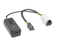 Dongar Classic - Adattatore di alimentazione per dash cam (tipo M a 3 pin), compatibile con vari modelli, alimentazione USB integrata, si collega allo specchietto retrovisore, più facile e veloce di