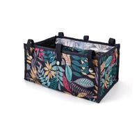 Dongawin Borsa da deambulatore sotto il sedile per deambulatore, borsa organizer per deambulatori per deambulatori e accessori per deambulatori (piccola, foglia d'acero)