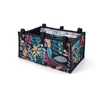 Dongawin Walker Bag Under Seat for Four Wheel Rollator, Rollator Bag Tote Organizer Pouch Storage to Walkers for Senoirs, Walker Accessories (Maple leaf, large)