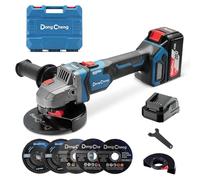 DongCheng Smerigliatrice angolare a batteria 18V, Ø125mm, 1000W