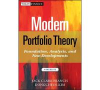 Dongcheol Kim Jack Clark Fran Modern Portfolio Theory, + Webs (Copertina rigida)