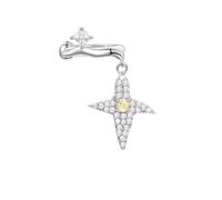 Dongdaemun coreano ispirato a stella disegni orecchini scintillanti oro zirconi comodi gioielli per feste