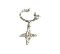 Dongdaemun coreano Ispirato Star Designs Orecchio Clip Scintillante Oro Zirconia Orecchini Comodi Accessori Orecchio Moda