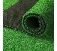 DONGGUA Erba Artificiale 4x4m, Prato Sintetico in Erba Artificiale, Tappeto in Erba Finta Naturale e Realistica per Prato da Giardino, Patio, Paesaggio, Balcone, Altezza Mucchio 1"