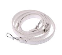 dongguan NUEEUDD Tracolla Tracolla 1 Pezzo 120 cm PU Tracolla in Pelle Maniglia Tracolla Borsa Fai da Te Borse Cinture Cinture Borse Accessorio Bianco Argento