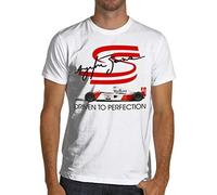 donghuan Ayrton Senna McLaren White Or Gray T Shirt Men's