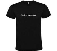donghuan Black t-Shirt rickenbacker Logo Men's 100% Cotton s m l XL XXL XXXL Mens T Shirt