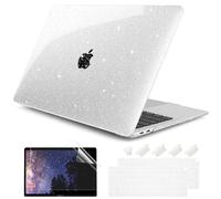 DONGKE Custodia per MacBook Air 13" 2021-2018 Release A2337 M1 A2179 A1932, custodia rigida in plastica con strass e copertura per tastiera, compatibile solo con MacBook Air 13" Retina, compatibile