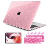 DONGKE Custodia per MacBook Air 13" 2021-2018 Release A2337 M1 A2179 A1932, custodia rigida in plastica con strass e copertura per tastiera, compatibile solo con MacBook Air 13" Retina, compatibile