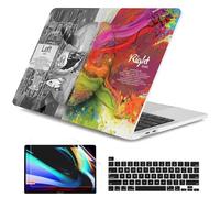 Dongke Custodia rigida in plastica per MacBook Pro 13" modello A2251/A2289 2020, custodia rigida in plastica per MacBook Pro 13" con display Retina e Touch Bar, adatta per Touch ID (cervello)