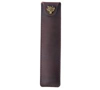 DONGKER Astuccio per Penne Pelle, Porta Penna Vintage con Bottone a Pressione, Portapenne per Uomo, Donna, Lavoro, Ufficio