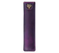 DONGKER Astuccio per Penne Pelle, Porta Penna Vintage con Bottone a Pressione, Portapenne per Uomo, Donna, Lavoro, Ufficio
