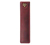 DONGKER Astuccio per Penne Pelle, Porta Penna Vintage con Bottone a Pressione, Portapenne per Uomo, Donna, Lavoro, Ufficio