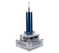 DONGKER Bobina di Tesla Musicale con Bluetooth e Cavo Audio - Altoparlante al Plasma con Arco Elettrico - Generatore Plasma da Tavolo Fai da Te - Kit Esperimenti Scientifici con Accessori - Idea Regal