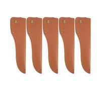 DONGKER Fodero Coltello Pelle,5 Pezzi 8" Custodia per Coltelli con Passante da Cintura per Coltello da Filetto e Disossamento da 6-8" per Pesca Caccia Campeggio (Senza Lame)