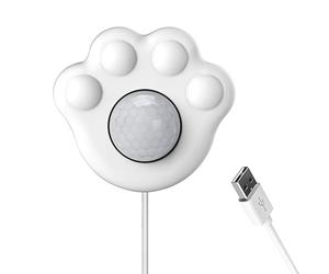 DONGKER Interruttore Sensore Movimento per Fontanella per Gatti,Mini Sensore Automatico per Fontana per Gatto Cani con Interfaccia USB di Rilevamento di 180° DC 5V 1A