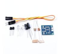 DONGKER Kit Luci Elettroniche LED,3-14 V 5 mm Luce Lampeggianti Fai da Te Semplice Commutazione Flash Suite di Produzione