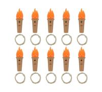 DONGKER Luci per Bottiglia,10 Pezzi LED Tappo con Luce per Bottiglie a Batteria per Decorazione Interna di Matrimoni Feste di Halloween Natale