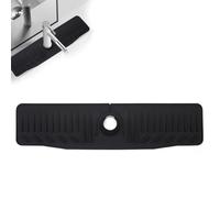 DONGKER Paraspruzzi Lavello Cucina, 24" Tappetino Rubinetto Asciugatura in Silicone per Controsoffitto Drenante Protezione Antigoccia Bagno Cucina