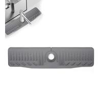 DONGKER Paraspruzzi Lavello Cucina, 24" Tappetino Rubinetto Asciugatura in Silicone per Controsoffitto Drenante Protezione Antigoccia Bagno Cucina