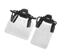 DONGKER Patch per Occhiali da Tiro, 2 Pezzi Toppe per Occhiali da Tiro con Angolo Regolabile a 180° per Occhiali Sportivi Allenamento