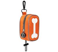 DONGKER Porta Sacchetti Cane,Dispenser per Cacca per Cani Sacchetto Impermeabile con Cerniera per Animali Passeggiate Escursionismo Corsa