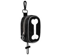 DONGKER Porta Sacchetti Cane,Dispenser per Cacca per Cani Sacchetto Impermeabile con Cerniera per Animali Passeggiate Escursionismo Corsa