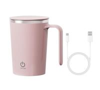 DONGKER Tazza Automescolante, 350 ml Tazze Miscelazione Automatico Magnetica con Avvio a Doppio Clic e Rivestimento in Acciaio Inossidabile per Caffè, Latte, Tè, Cioccolata Calda