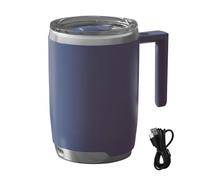 DONGKER Tazza Automescolante, Tazze Miscelazione Automatico Magnetica in Acciaio Inossidabile con Temperatura Costante di 45°, Bicchieri Autoagitante per Caffè, Latte, Tè, Cioccolata Calda