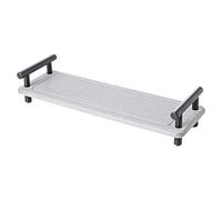 DONGKER Vassoio per Lavello,Vassoi in Pietra Assorbente Acqua per Diatomee con 2 Manici per Bagno Soggiorno Cosmetici Cucina