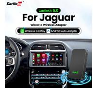 Dongle adattatore wireless CarlinKit 5.0 CarPlay Android Auto per Jaguar XE XF XJ E-PACE F-PACE F-PACE I-PACE F-TYPE