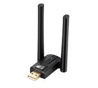 Dongle Bluetooth 5.4, adattatore Bluetooth USB a lunga distanza 150 m multi-direzionale antenna Cle Bluetooth a bassa latenza per PC Laptop Cuffie Mouse Controller Smartphone Tablet Windows 11/10/8.1